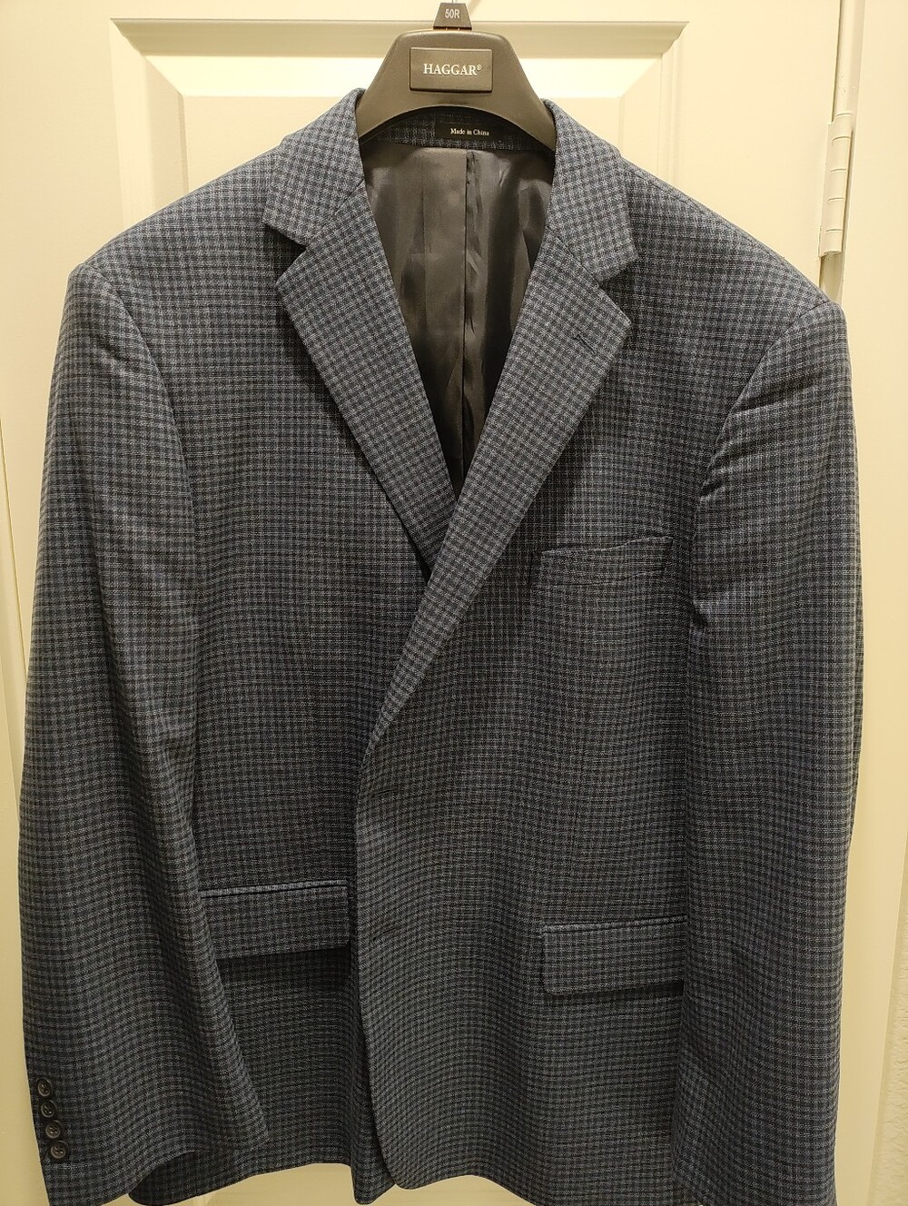 Pronto Uomo Navy Check Blazer